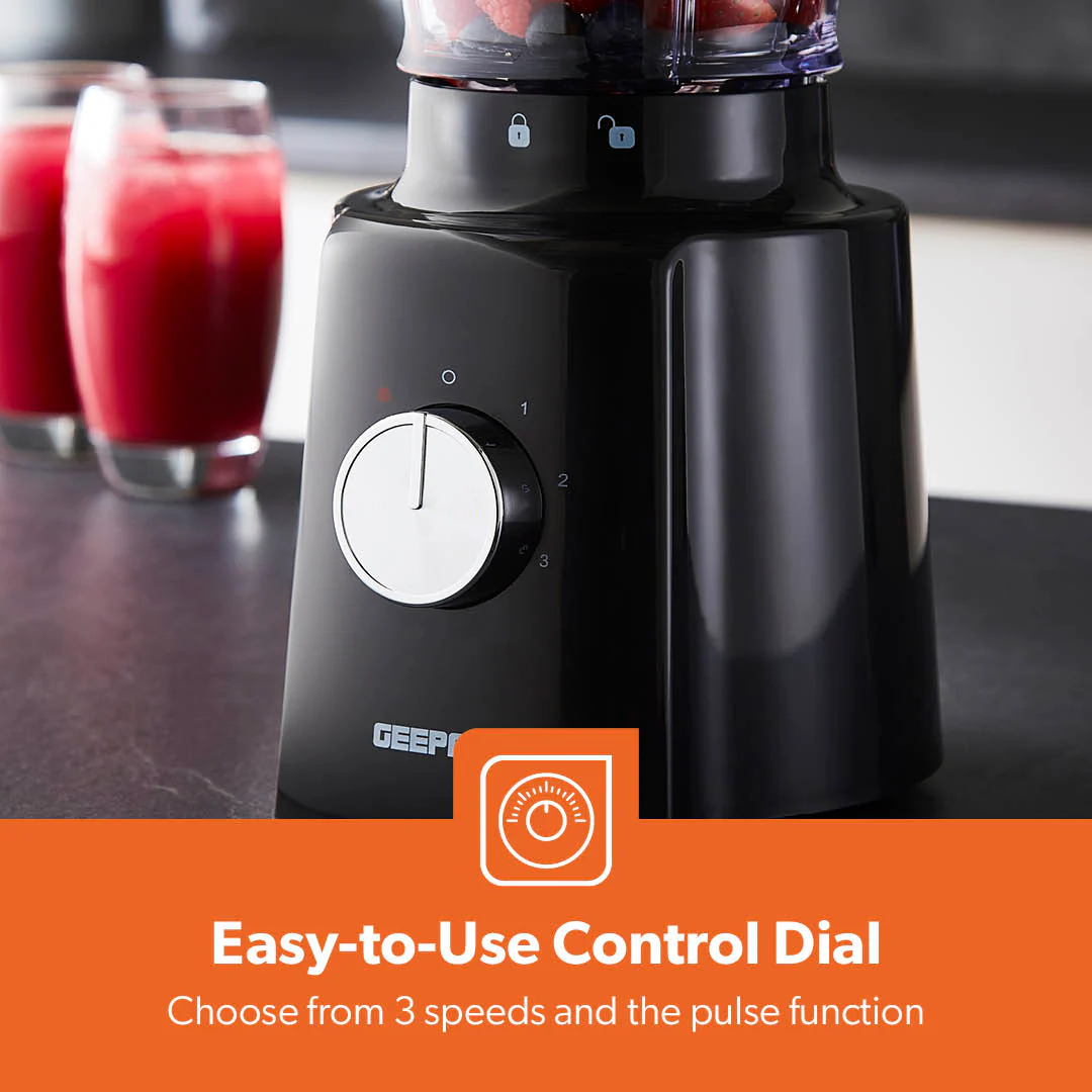 2-In-1 High-Speed 1.6L Jug Blender and Smoothie Maker - Image 5