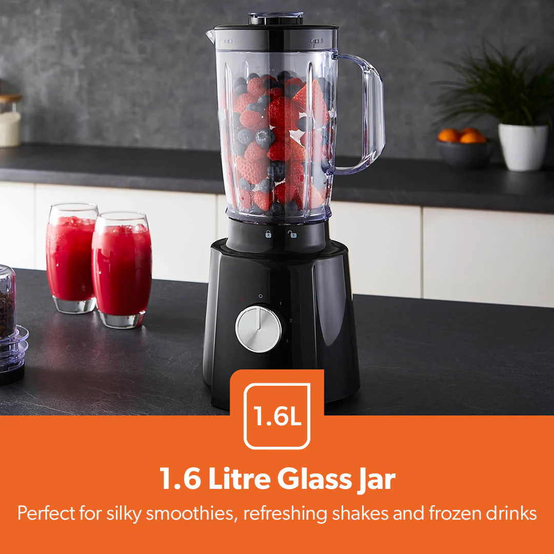 2-In-1 High-Speed 1.6L Jug Blender and Smoothie Maker - Image 6