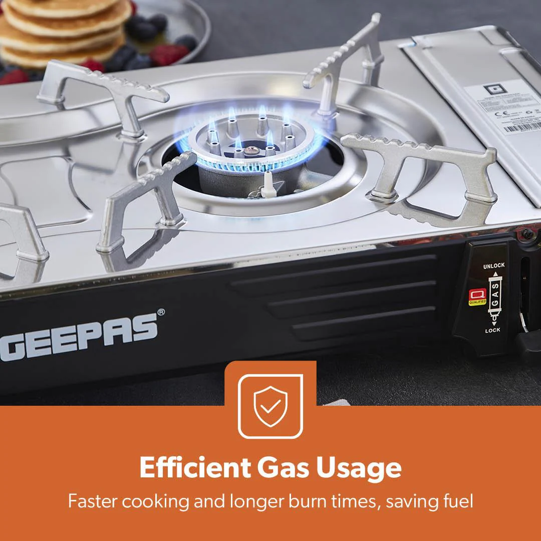 2-In-1 Portable Camping Gas Stove, Double Burner With Carry Case - Image 7