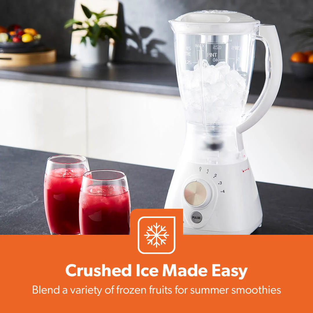 2-In-1 Portable Food Jug Blender & Grinder 1.5L, White - Image 9