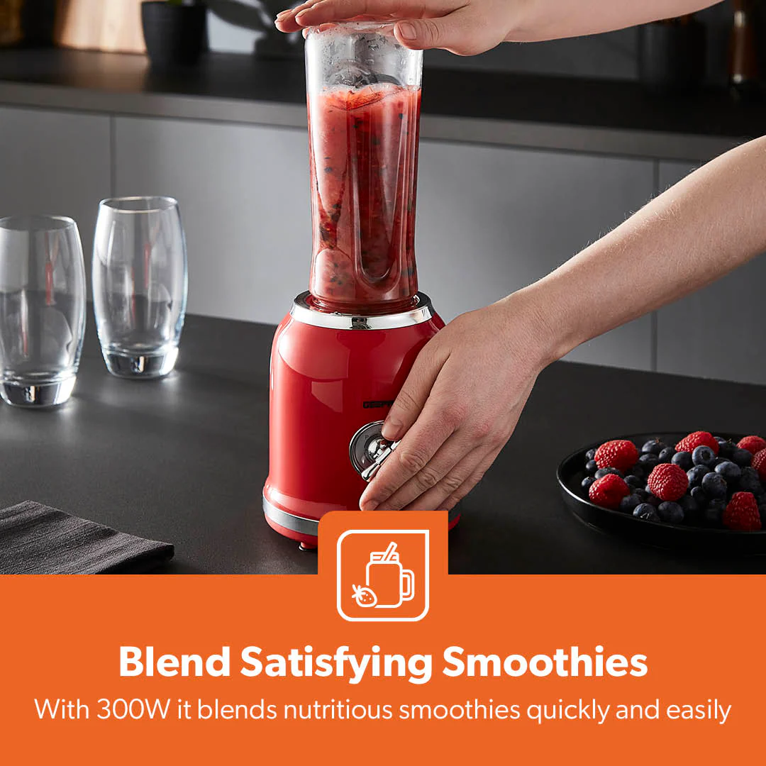 2-In-1 Portable Two-Speed Retro Personal Blender (300W) - Image 5