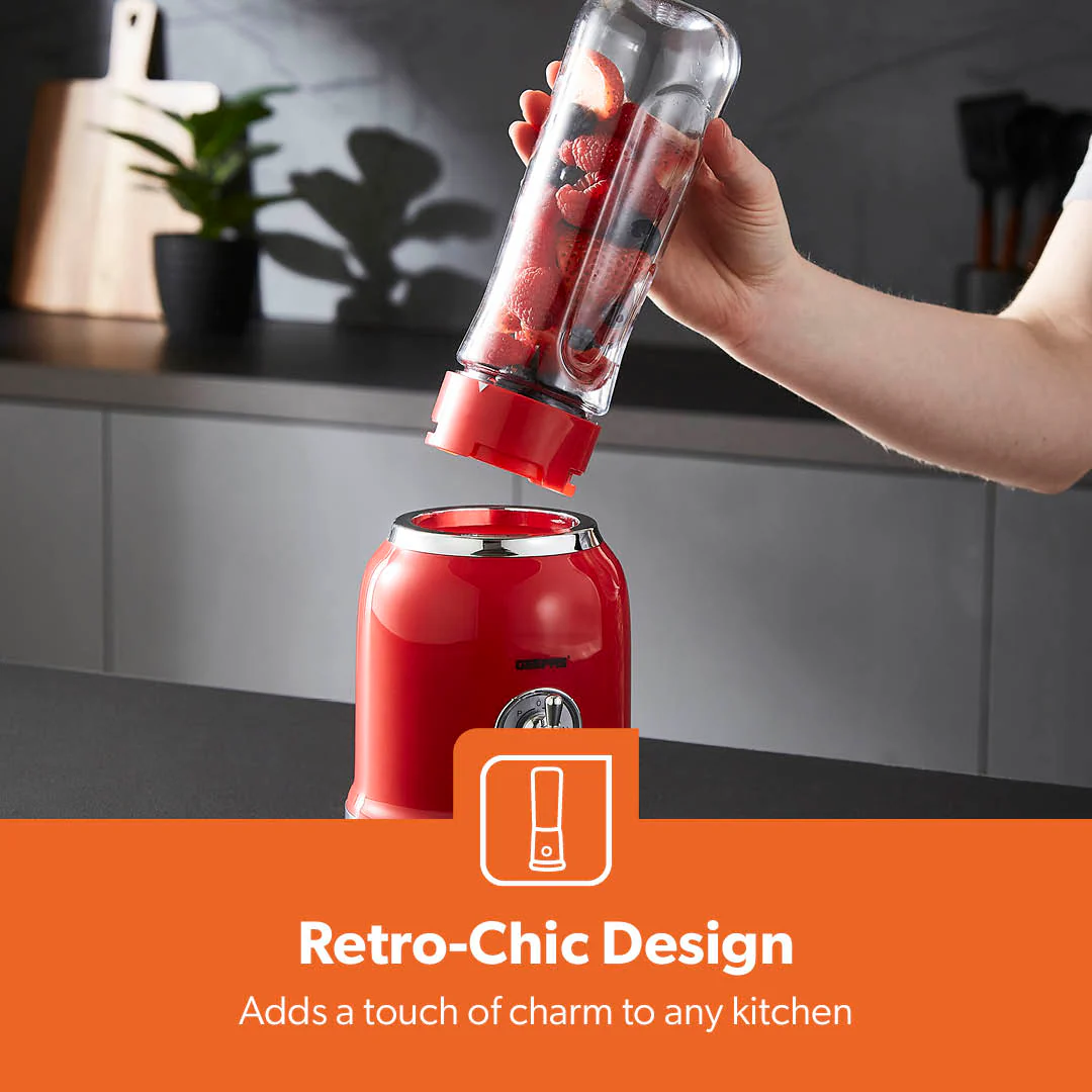 2-In-1 Portable Two-Speed Retro Personal Blender (300W) - Image 8