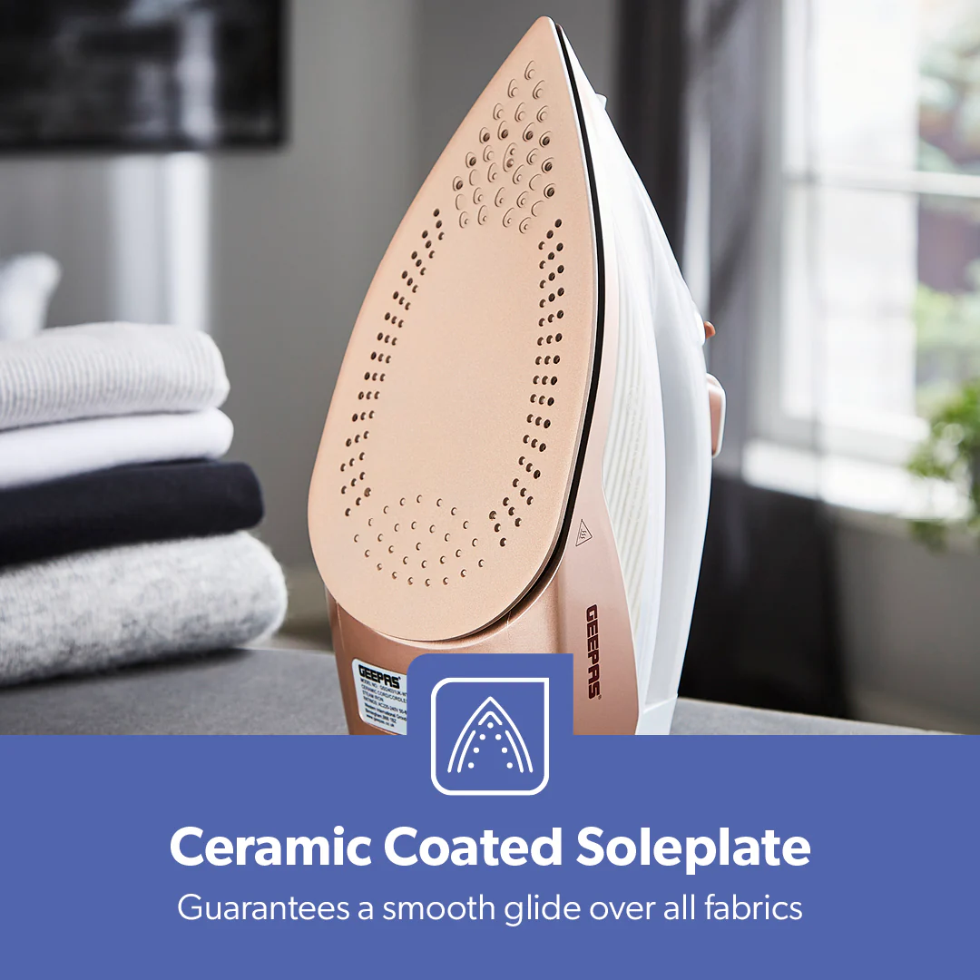 2-In-1 Self-Cleaning Cored and Cordless Steam Iron - Image 6