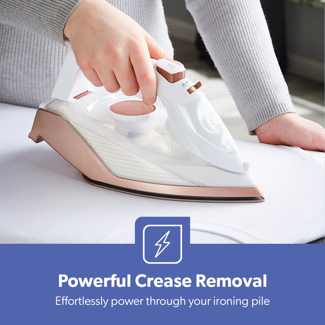 2-In-1 Self-Cleaning Cored and Cordless Steam Iron - Image 7