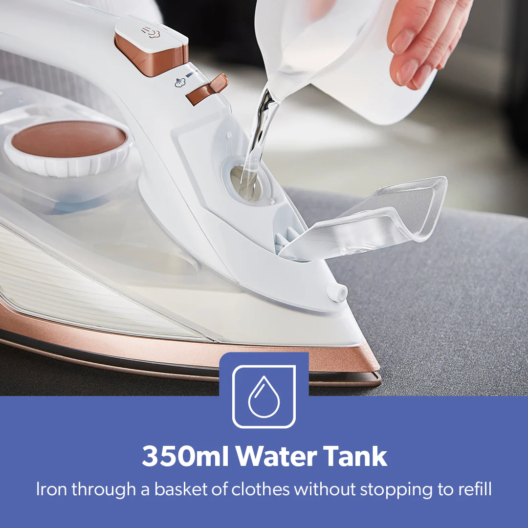 2-In-1 Self-Cleaning Cored and Cordless Steam Iron - Image 8