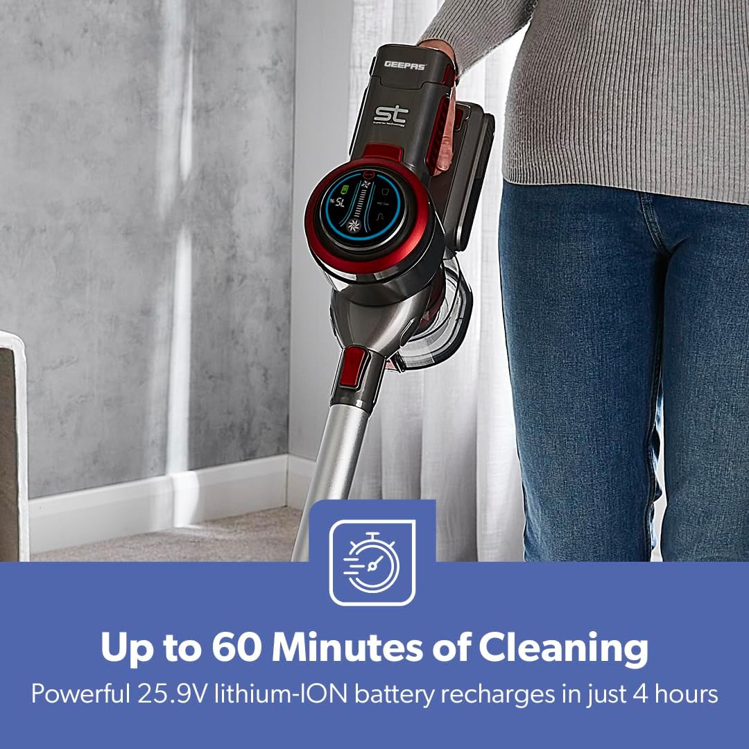 2-In-1 Stick & Hand HEPA Vacuum Cleaner With Touch Display - Image 6