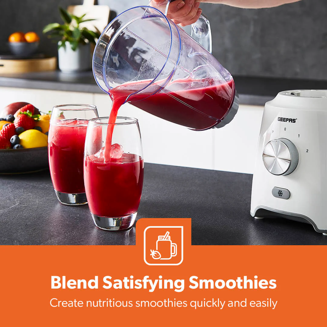 600W High-Speed White Blender and Coffee Grinder - Image 6