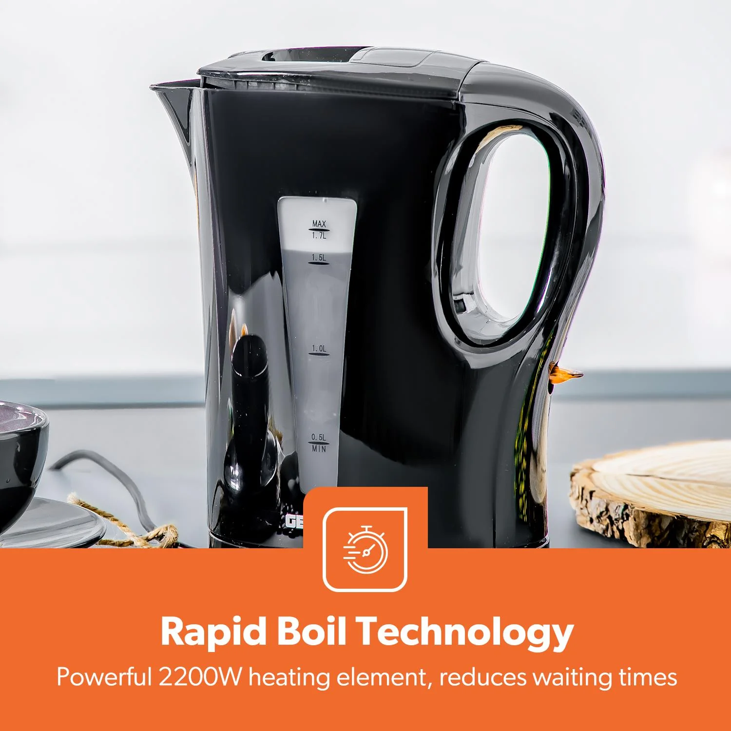 2 Slice Bread Toaster & 1.7L 2200W Electric Kettle Set - Image 10