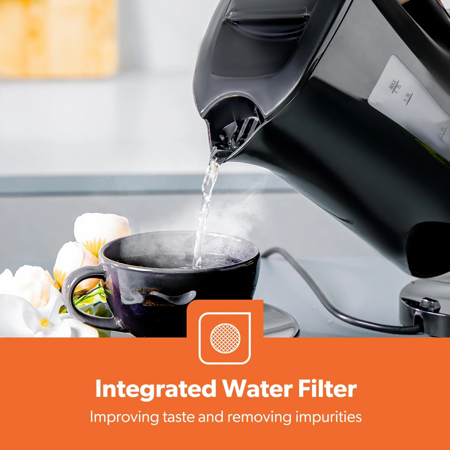 2 Slice Bread Toaster & 1.7L 2200W Electric Kettle Set - Image 7