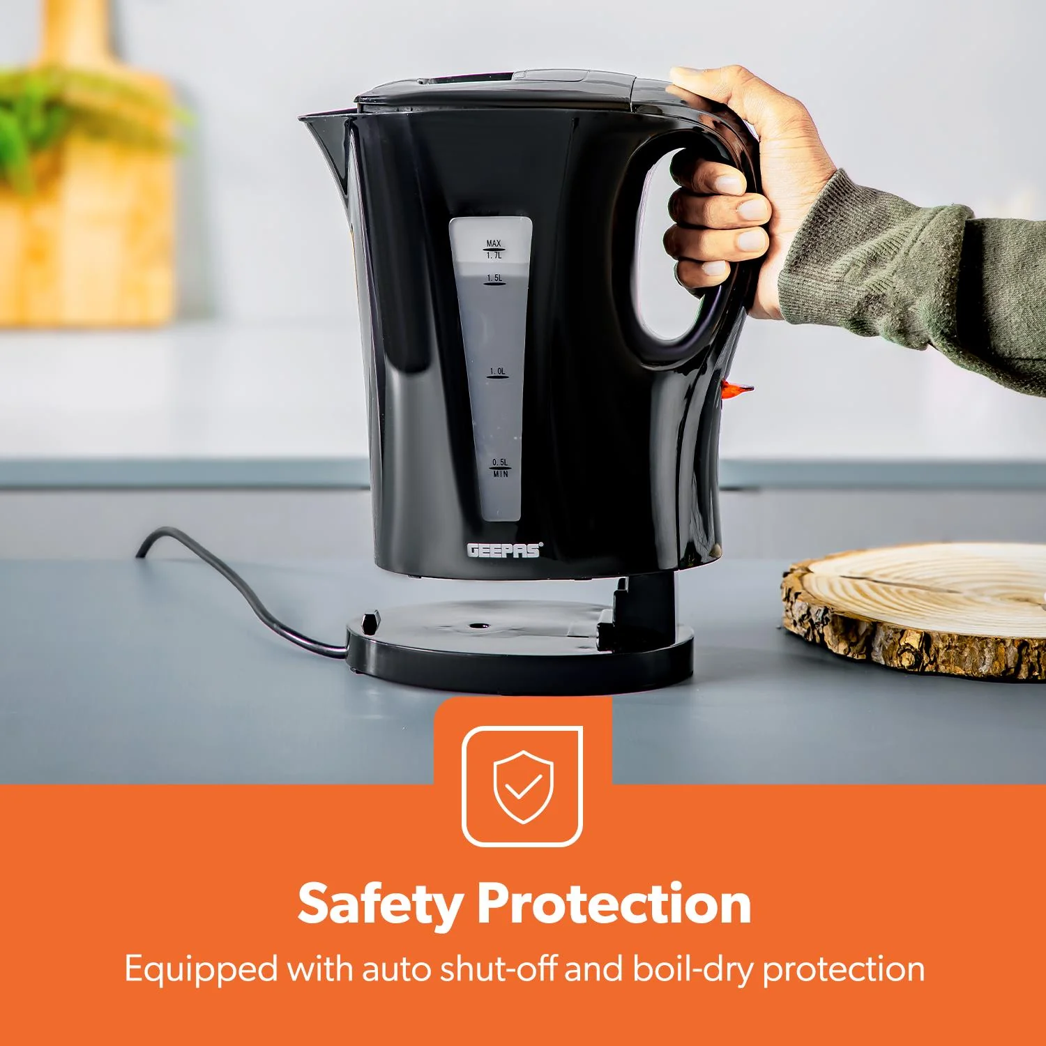 2 Slice Bread Toaster & 1.7L 2200W Electric Kettle Set - Image 9