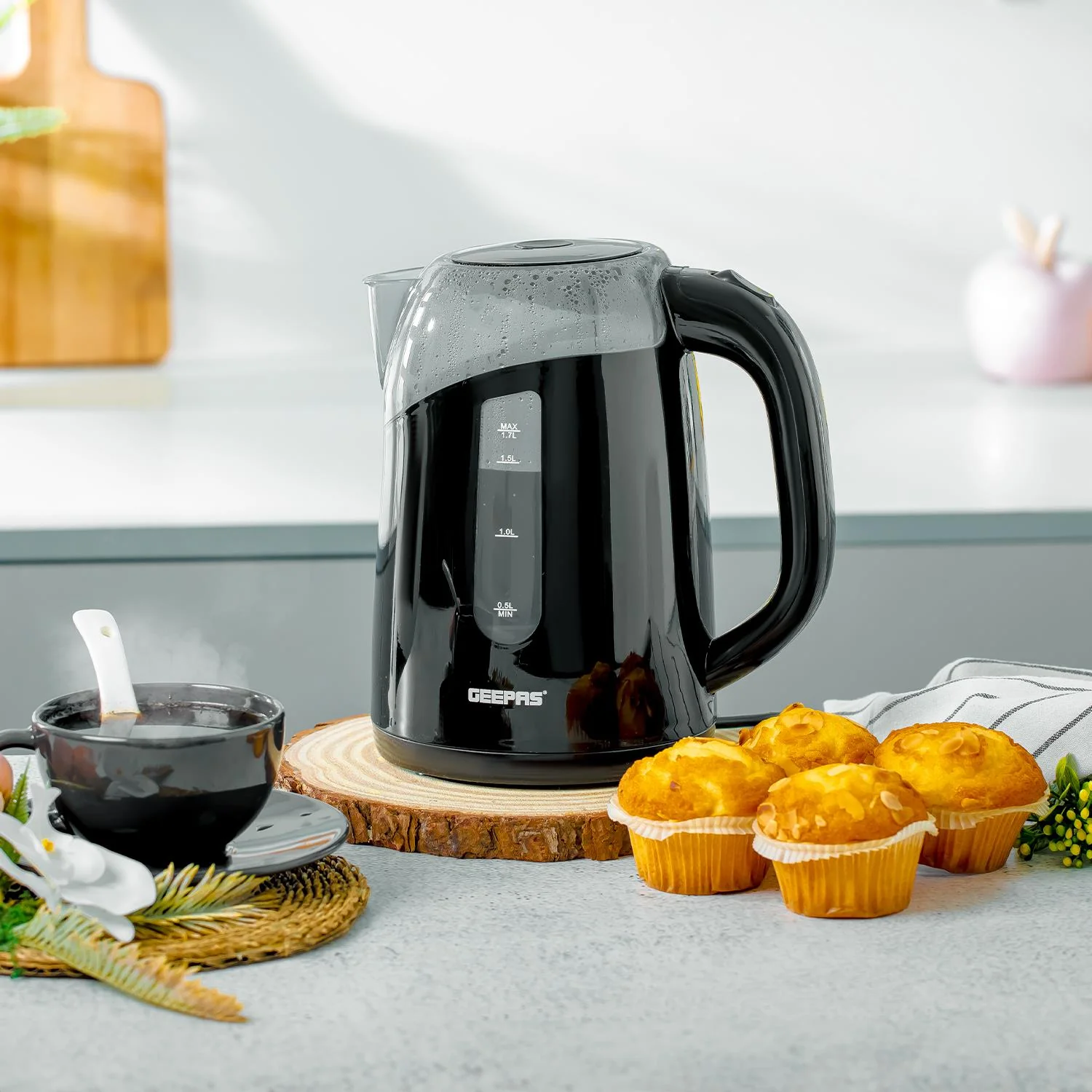 2 Slice Toaster, 1.7L Electric Kettle & 20L Microwave Oven Bundle - Image 2