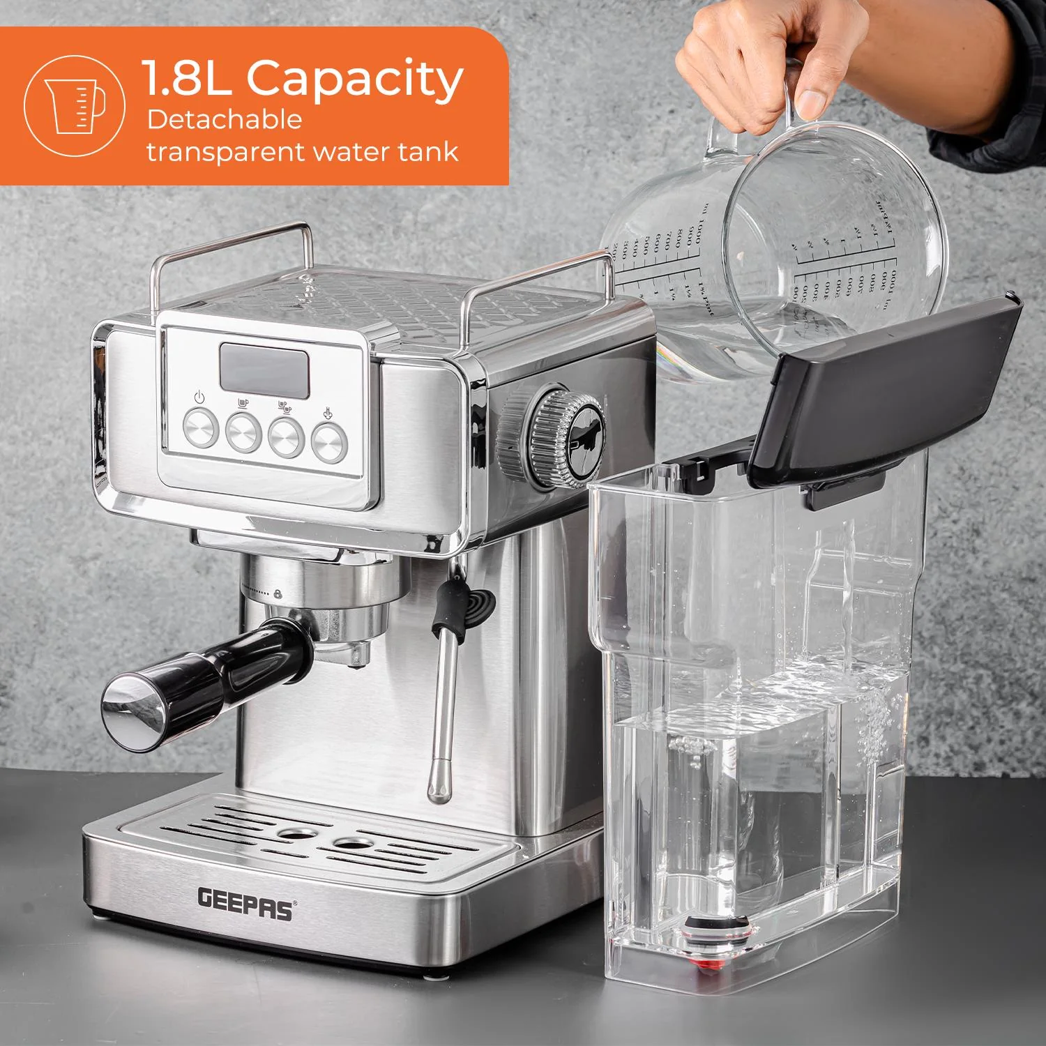 20 Bar Espresso Coffee Machine & 200W Coffee Spice Grinder Set - Image 7
