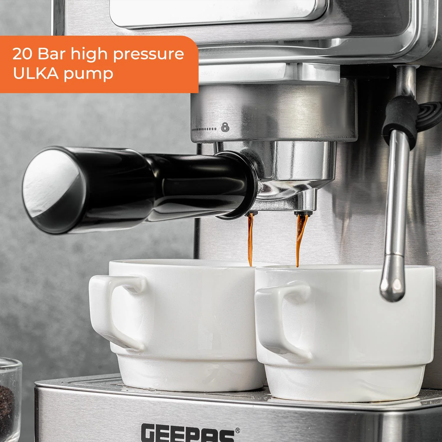 20 Bar Espresso Coffee Machine & 200W Coffee Spice Grinder Set - Image 8
