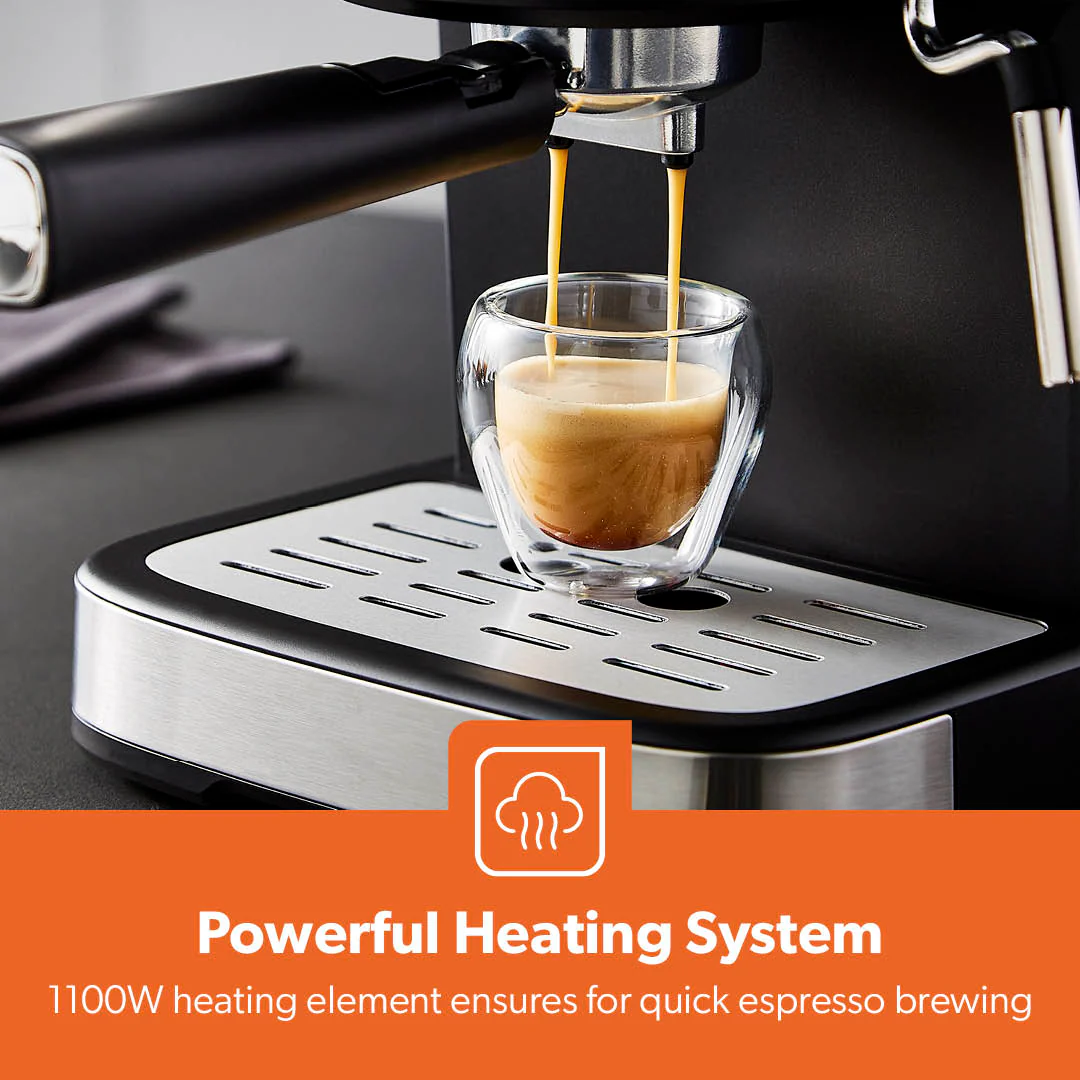 20-Bar Stainless Steel Barista Coffee Espresso Machine - Image 3