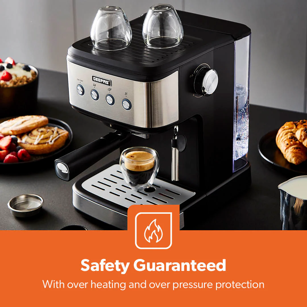 20-Bar Stainless Steel Barista Coffee Espresso Machine - Image 6