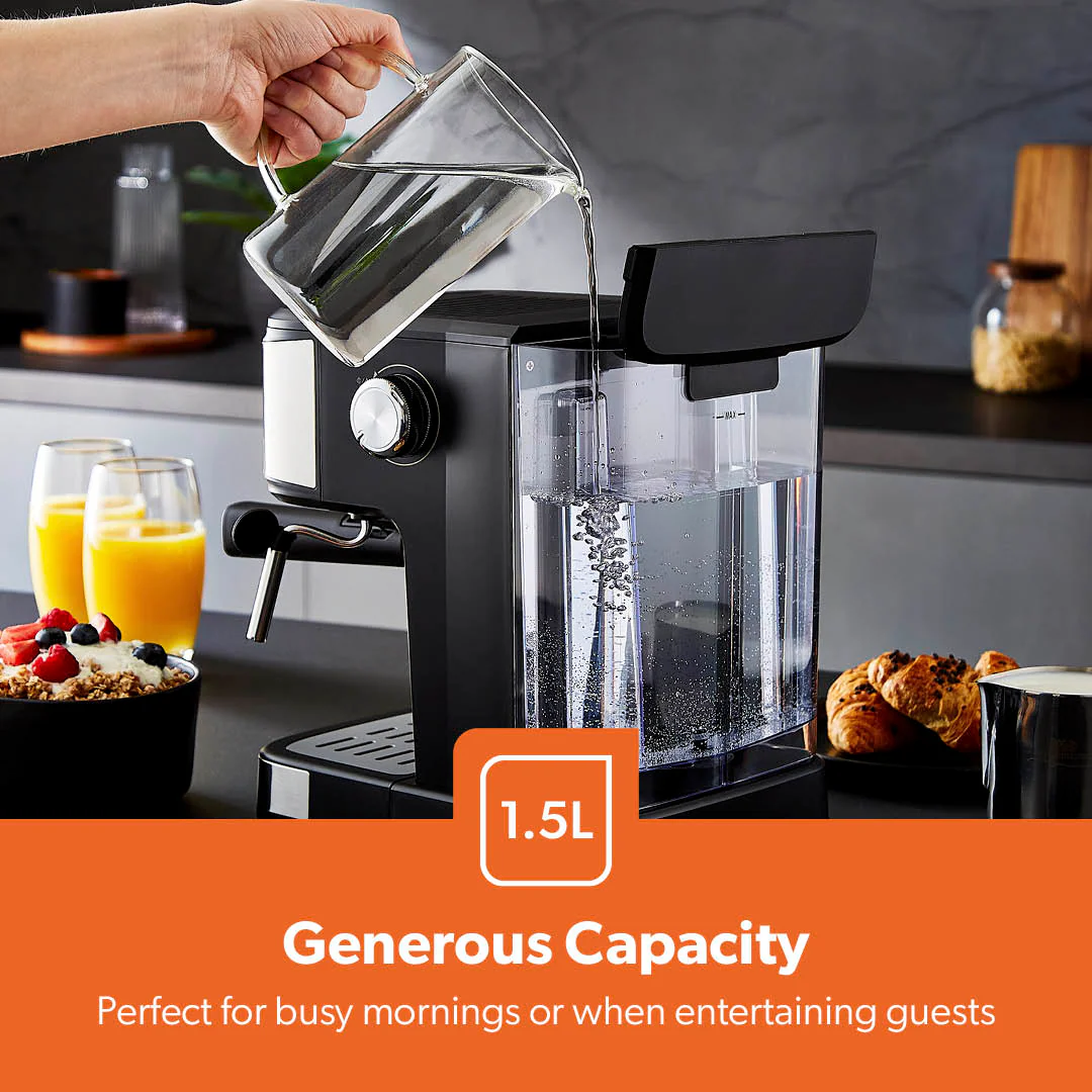 20-Bar Stainless Steel Barista Coffee Espresso Machine - Image 7