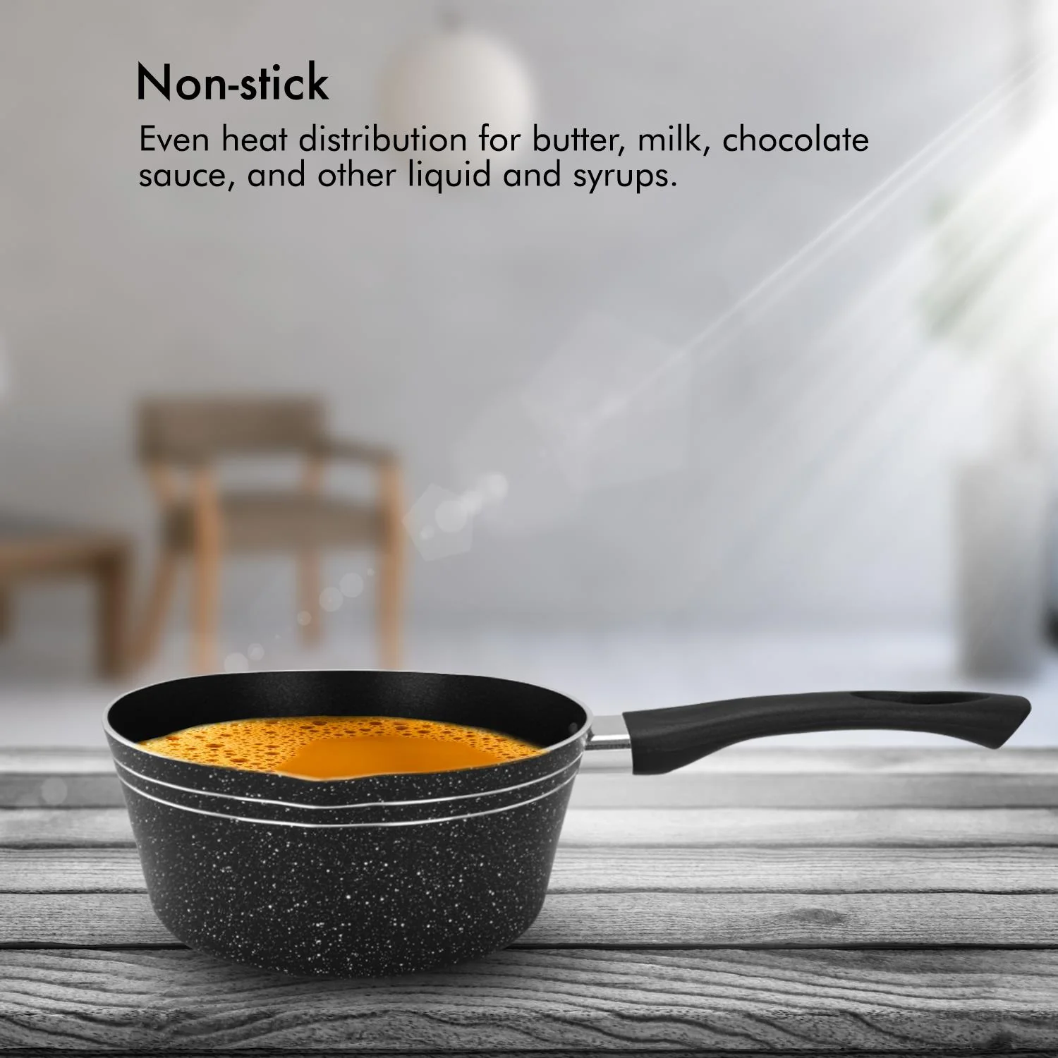 20cm Non-Stick Aluminium Lightweight Saucepan - Image 7