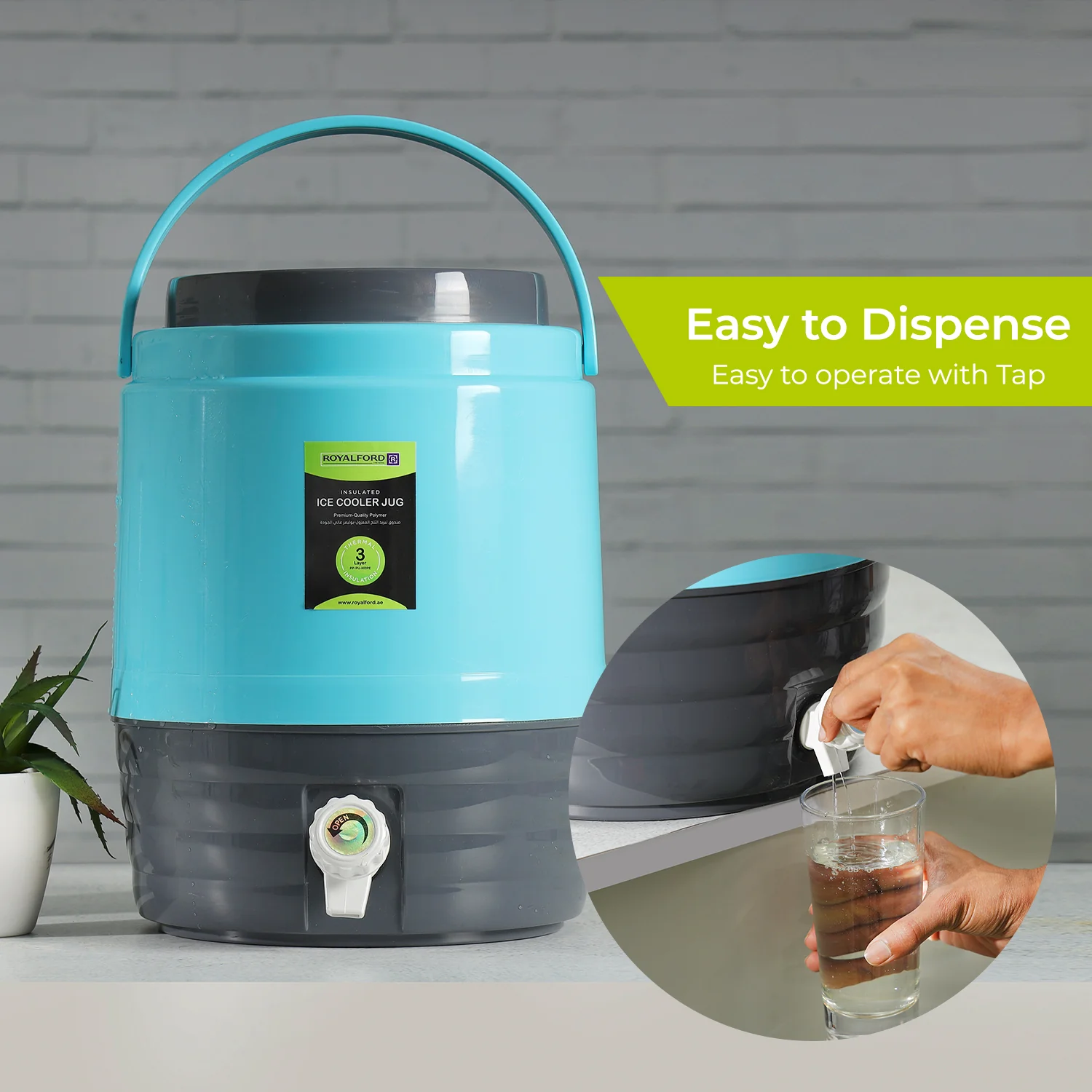 20L Reusable Insulated Water Cooler and Carrier - Image 4