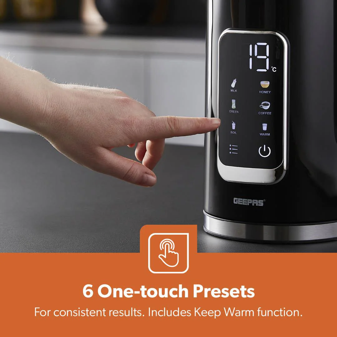 1.7L Digital Touchscreen Electric Kettle With Temperature Control - Image 3
