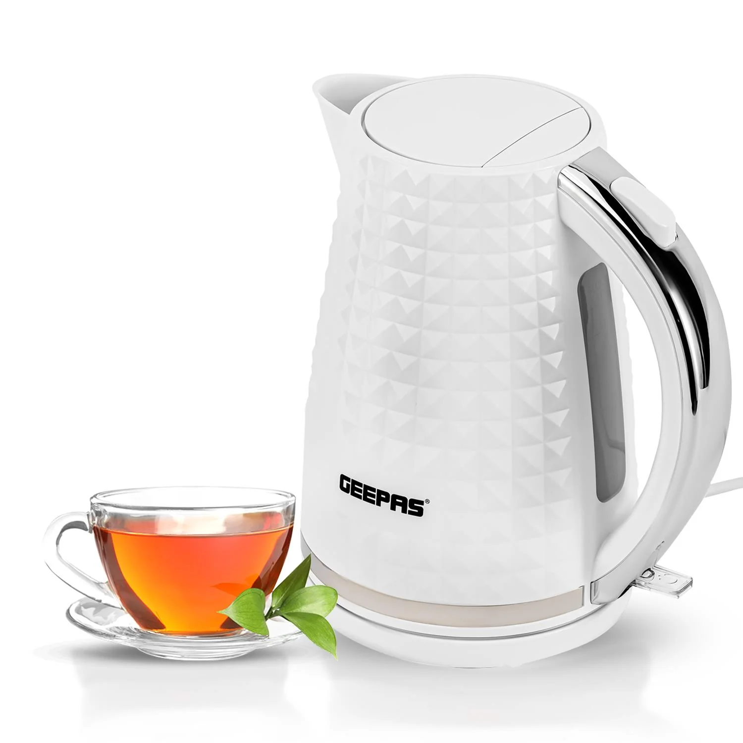 2200W Cordless Electric Jug Kettle with 1.7L Capacity - Image 2