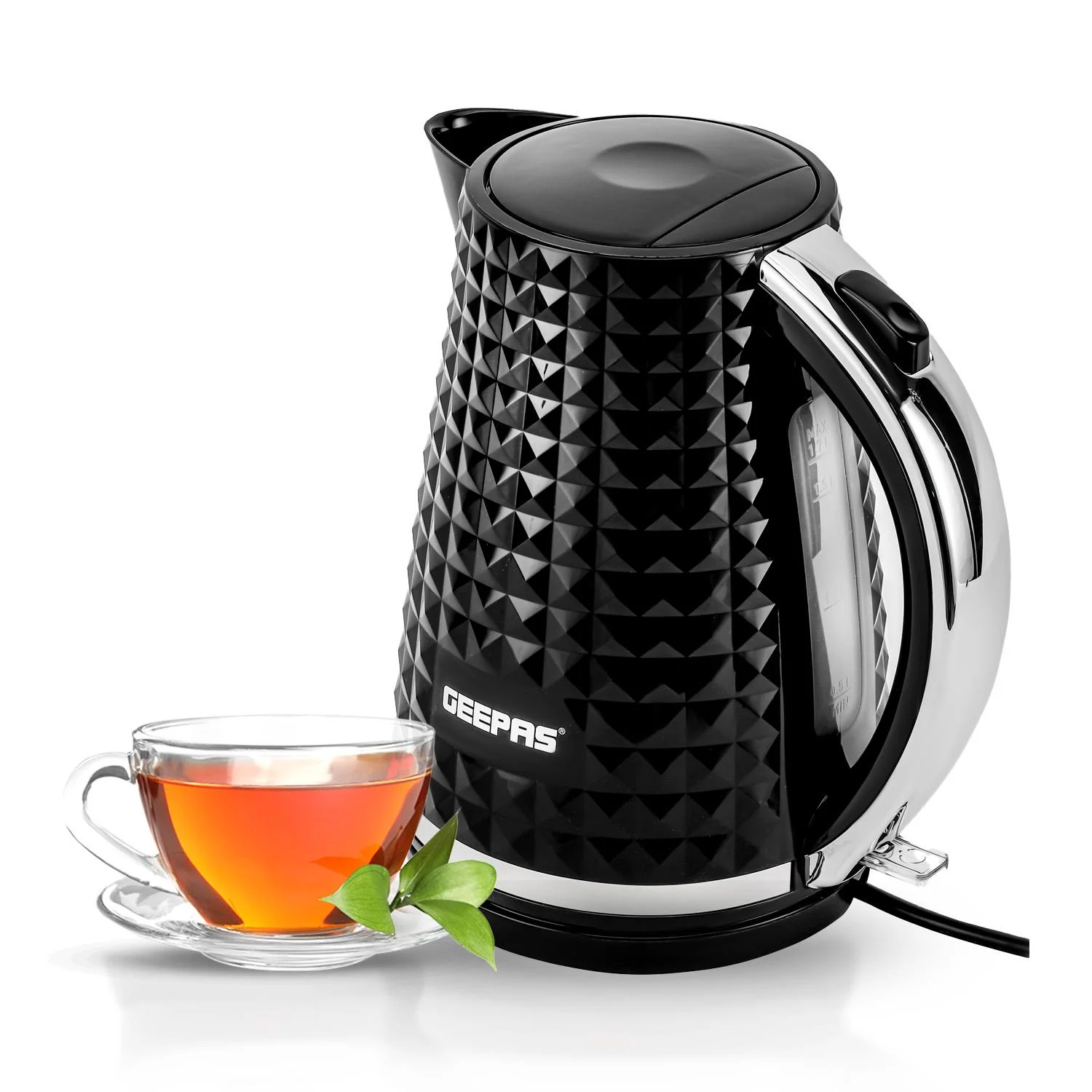 2200W Cordless Electric Jug Kettle with 1.7L Capacity - Image 3