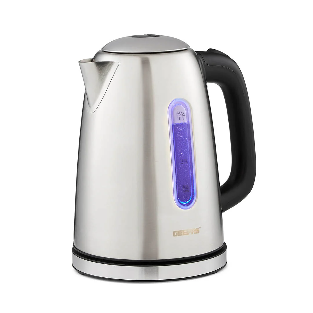 2200W Double-Walled Stainless Steel Electric Kettle 1.7L