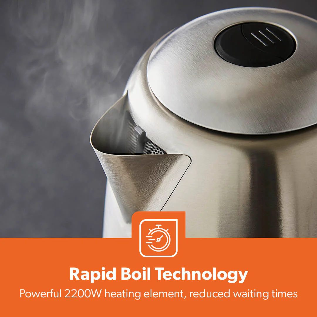 2200W Double-Walled Stainless Steel Electric Kettle 1.7L - Image 7