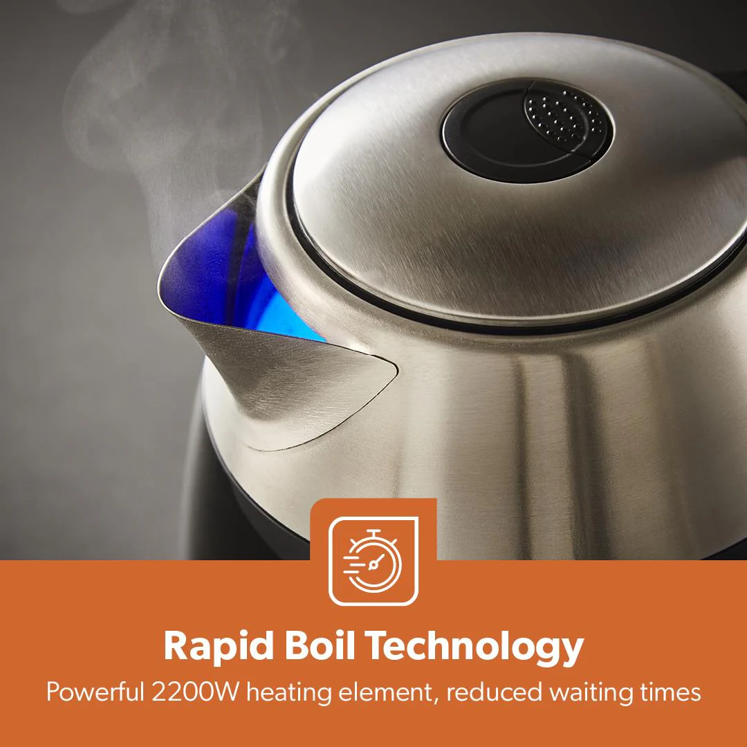 2200W LED Illuminated Stainless Steel Jug Kettle 1.7L - Image 7