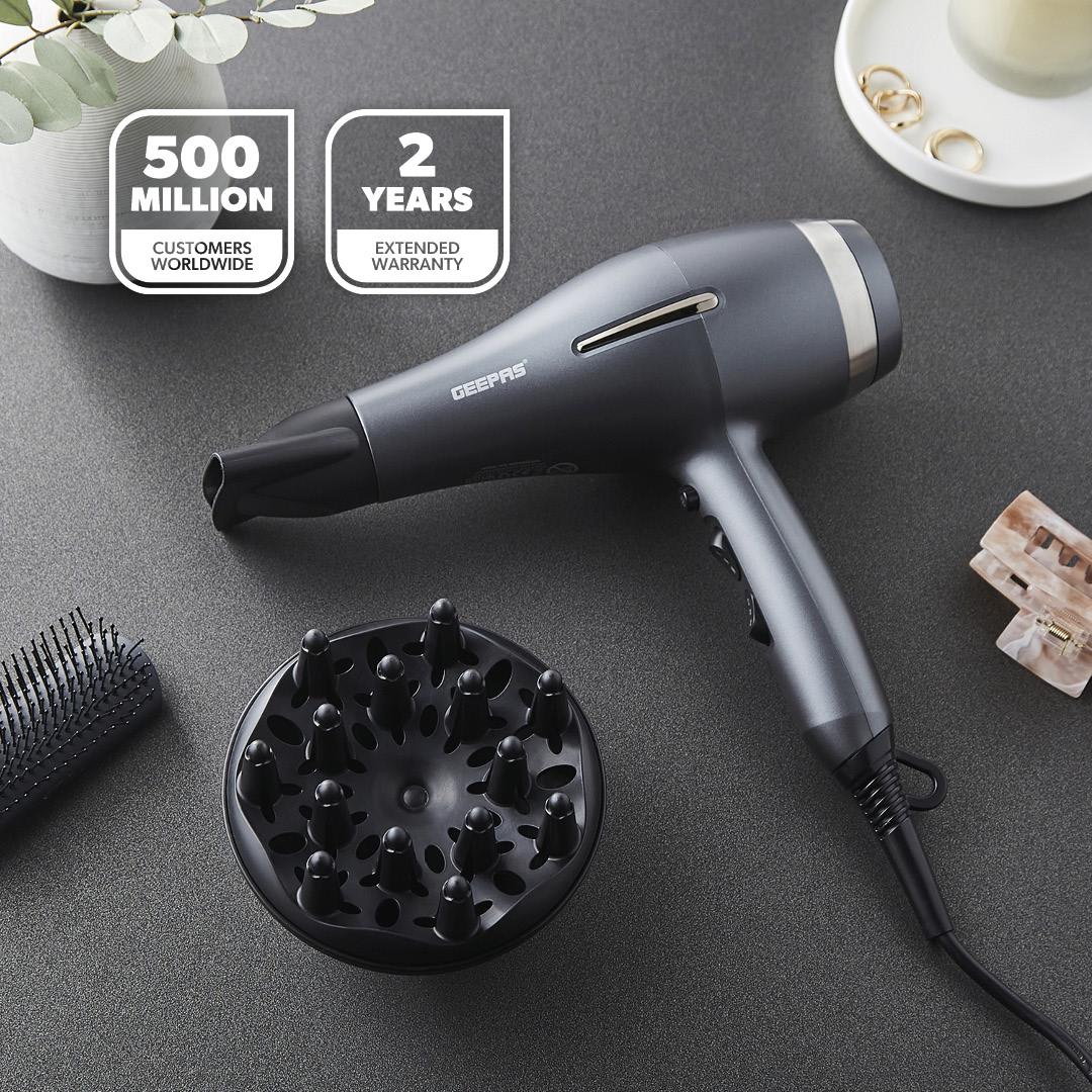 2200W Professional Ionic Hair Dryer 3 Heat & 2 Speed - Image 2