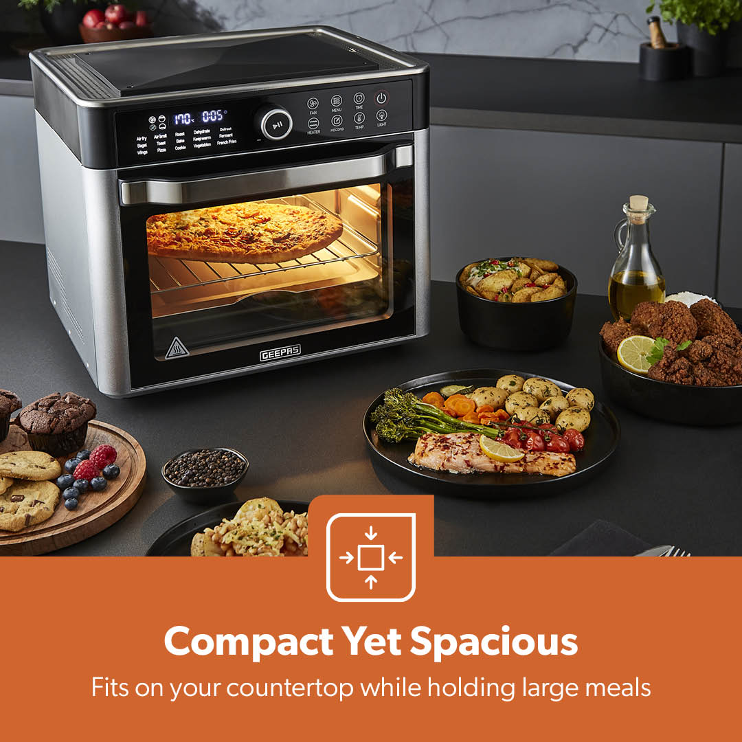 22L Digital Air Fryer Oven: 12-In-1 Energy Efficient Family Multi-Cooker - Image 3