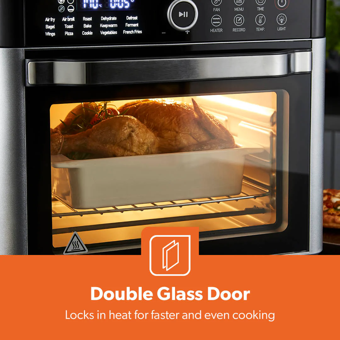 22L Digital Air Fryer Oven: 12-In-1 Energy Efficient Family Multi-Cooker - Image 6