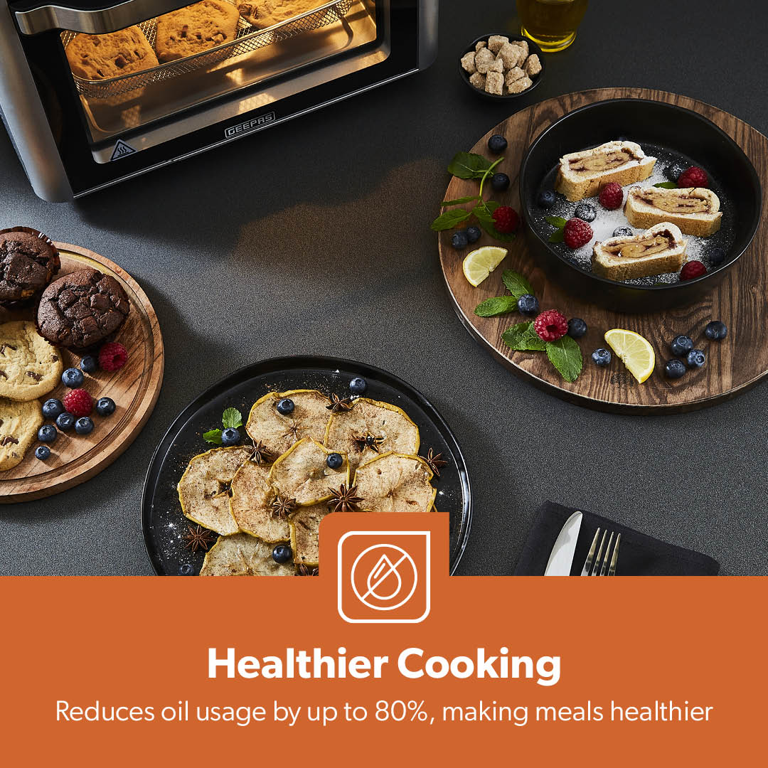 22L Digital Air Fryer Oven: 12-In-1 Energy Efficient Family Multi-Cooker - Image 7
