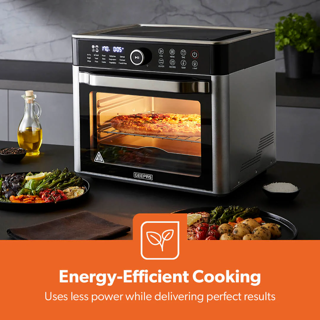 22L Digital Air Fryer Oven: 12-In-1 Energy Efficient Family Multi-Cooker - Image 8
