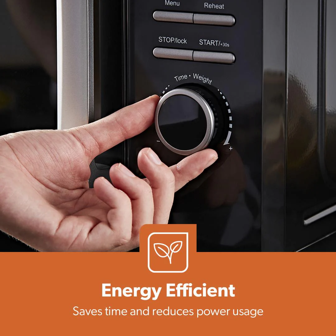 23L Black Digital Microwave Oven With 60 Minute Timer - Image 7