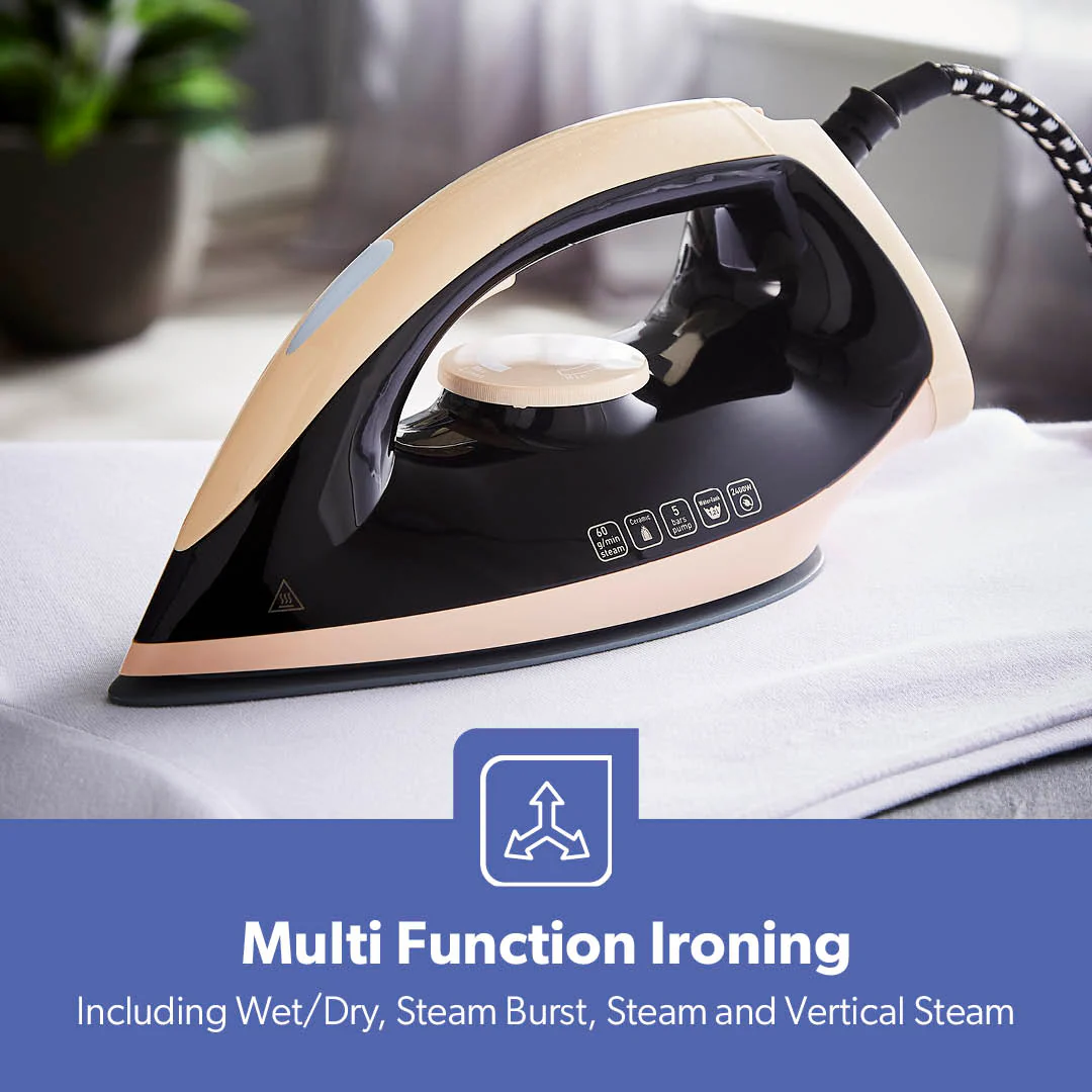 2400W Ceramic Soleplate Steam Generator Iron - Image 3