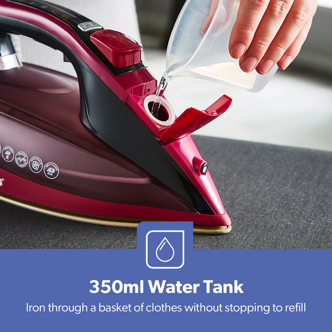 2400W Digital Display Smart Ceramic Steam Iron - Image 6