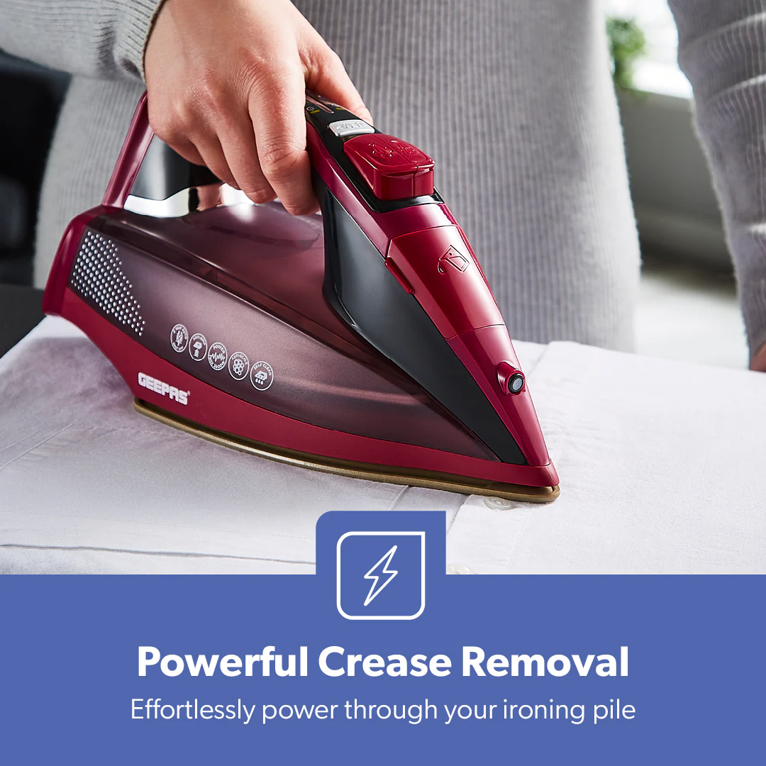 2400W Digital Display Smart Ceramic Steam Iron - Image 7
