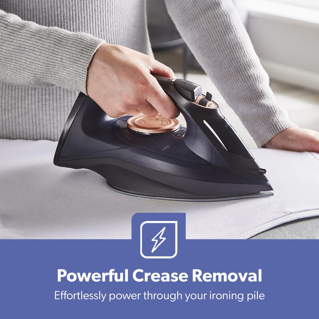 2400W Non-Stick Steam Clothes Iron With Dry & Wet Settings - Image 5