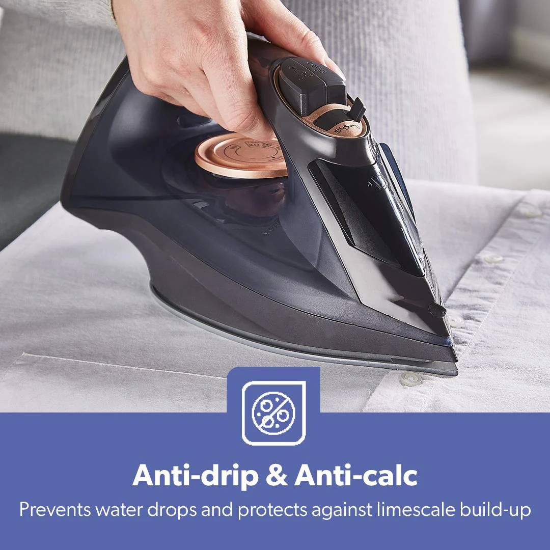 2400W Non-Stick Steam Clothes Iron With Dry & Wet Settings - Image 9