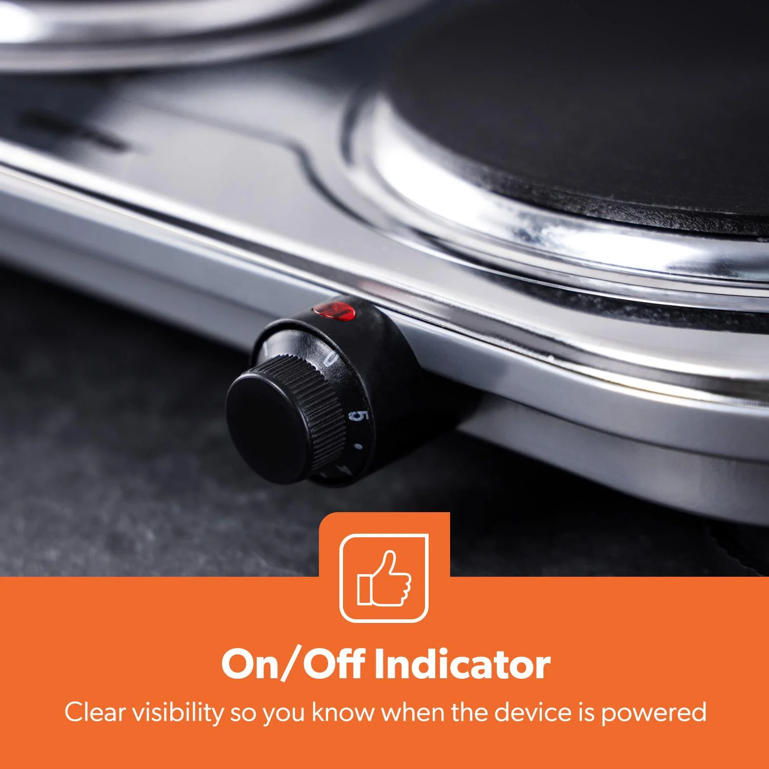2500W Electric Double Hot Plate - Portable Stainless Steel Hob - Image 8