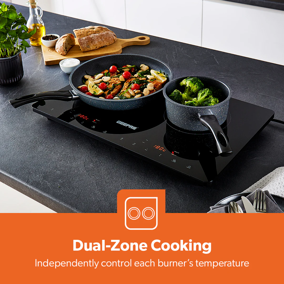 2800W Double Countertop Induction Hob and Cooktop - Image 3