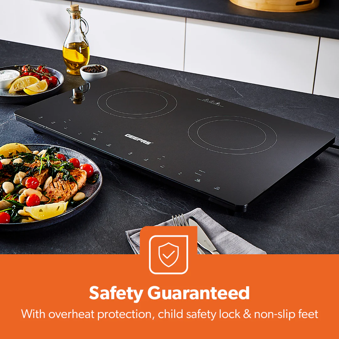 2800W Double Countertop Induction Hob and Cooktop - Image 7