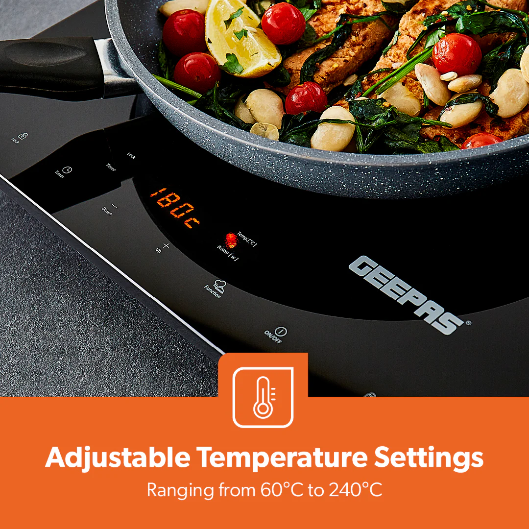 2800W Double Countertop Induction Hob and Cooktop - Image 8