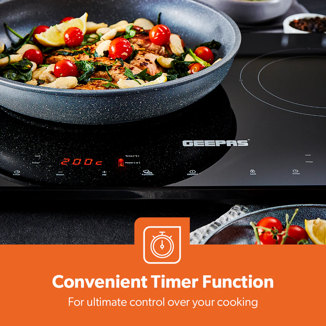 2800W Double Countertop Induction Hob and Cooktop - Image 9