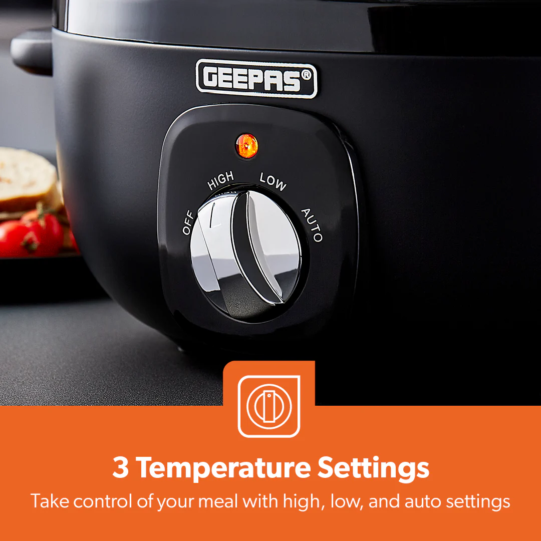 3.5L Electric Chalkboard Slow Cooker With Removable Bowl - Image 8