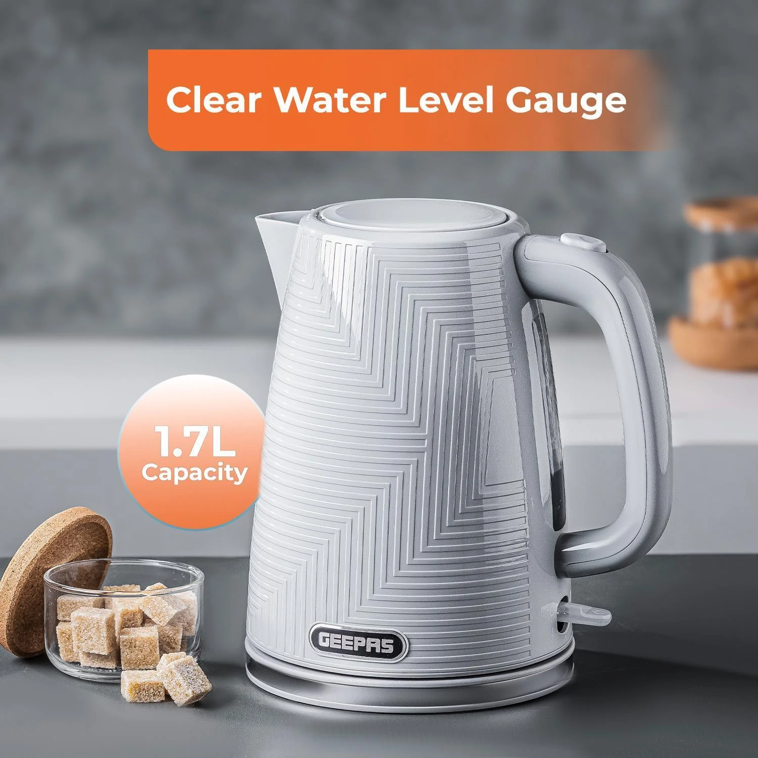3.5L Vortex Air Fryer, 2-Slice Toaster & 1.7L Kettle Set In Grey - Image 6