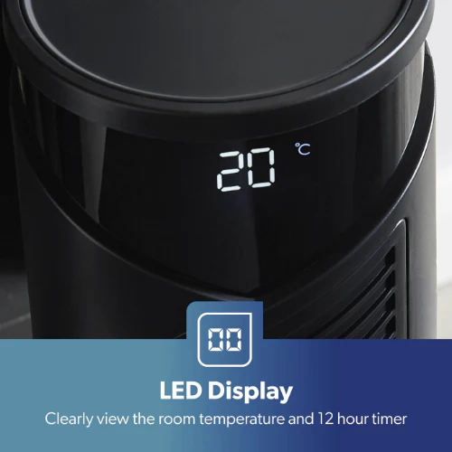 37" Smart Tower Fan With Remote Control - Natural Breeze Mode - Image 5