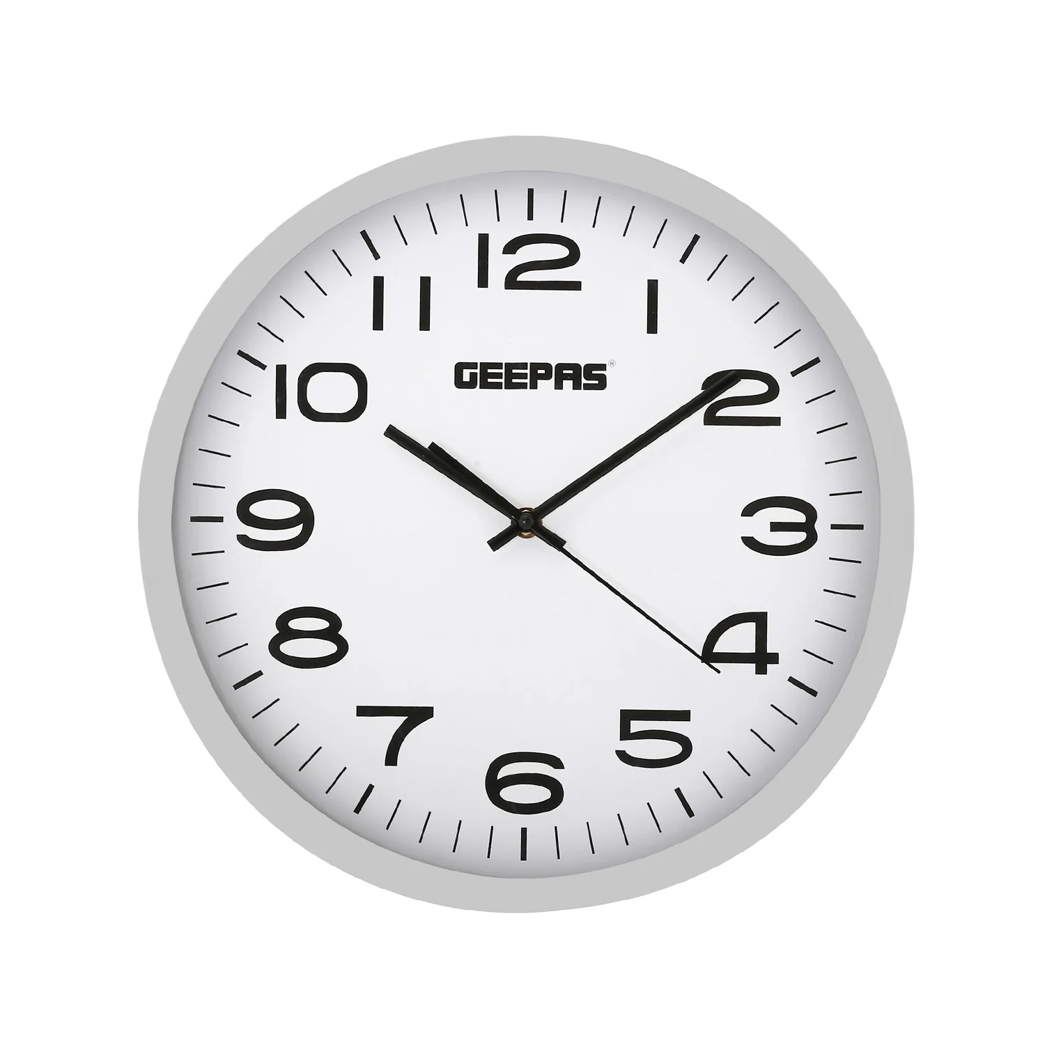 3D Simple Black and White Wall Clock