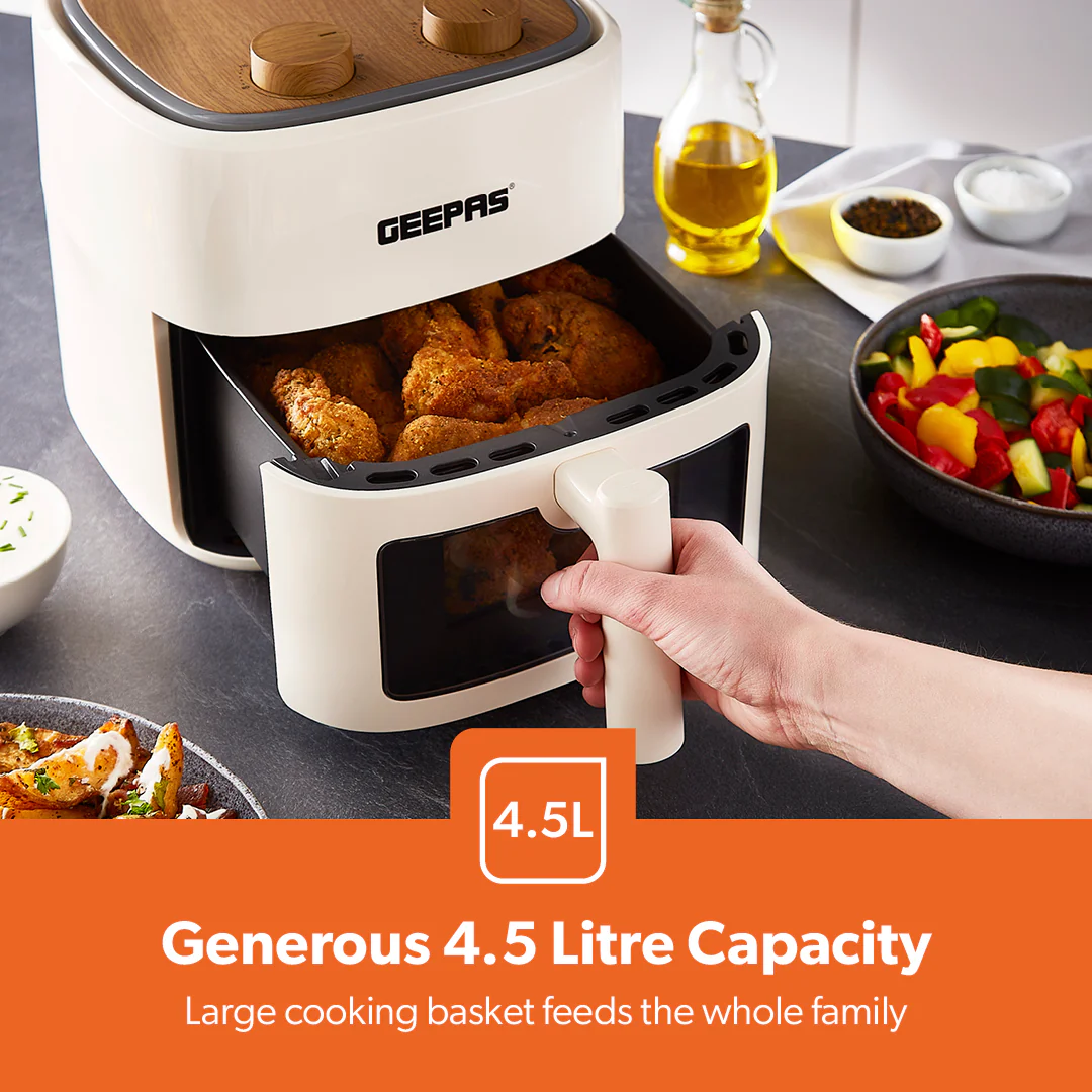 4.5L Nordic Vortex Rapid Air Fryer With Window - Image 3