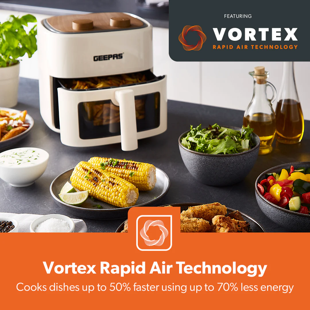 4.5L Nordic Vortex Rapid Air Fryer With Window - Image 6